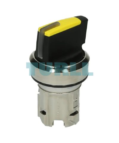 Siemens 3SU1052-2BF30-0AA0 Illuminable Selector Switch, 22mm, Metal, Yellow, 2 Positions O-I