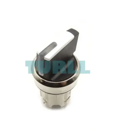Siemens 3SU1052-2BF60-0AA0 Illuminable, 22mm, Round Metal Selector Switch, White, 2 Position O-I