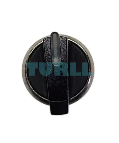 Siemens 3SU1052-2BL10-0AA0 Illuminable Selector Switch, 22mm Round Metal, Black, 3 Positions