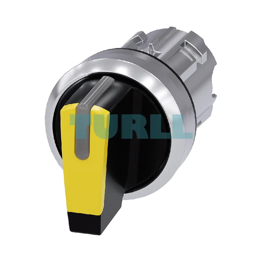 Siemens 3SU1052-2BL30-0AA0 Illuminated Selector Switch, 22mm Metal Yellow, 3-Position Original Brand New 1 Siemens 3SU1052-2BL30-0AA0 Illuminated Selector Switch, 22mm Metal Yellow, 3-Position