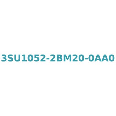 Siemens 3SU1052-2BM20-0AA0 Illuminated Selector Switch, 22 mm, Metal, Red, 3-Position Momentary Type