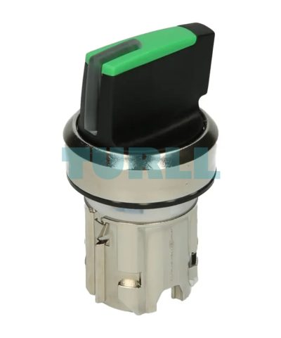 Siemens 3SU1052-2BM40-0AA0 Illuminated Selector Switch, 22mm Metal Green, 3-Position Momentary