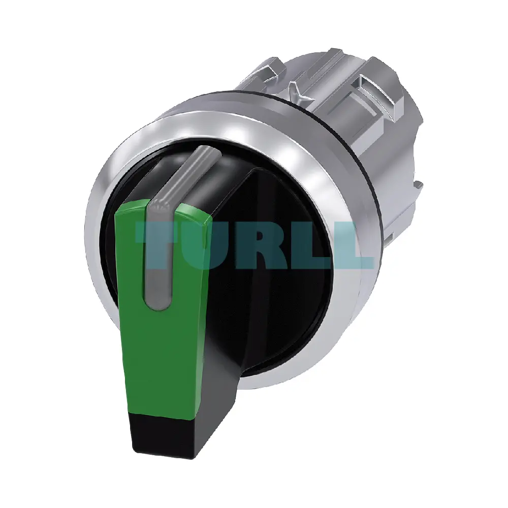 Siemens 3SU1052-2BM40-0AA0 Illuminated Selector Switch, 22mm Metal Green, 3-Position Momentary Original Brand New 3 Siemens 3SU1052-2BM40-0AA0 Illuminated Selector Switch, 22mm Metal Green, 3-Position Momentary