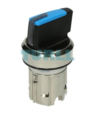Siemens 3SU1052-2BM50-0AA0 Illuminated Selector Switch, 22mm Metal Blue, 3-Position Momentary