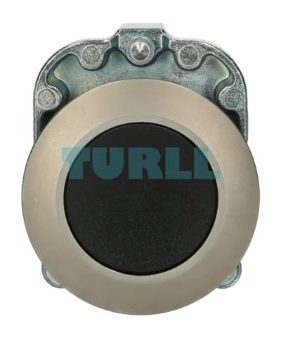 Siemens 3SU1060-0JA10-0AA0 Black Metal Pushbutton, 30mm, Latching, Push-to-Release