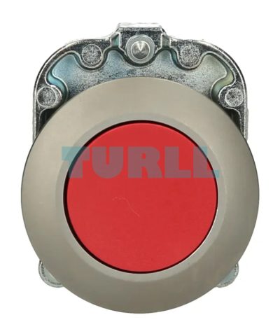 Siemens 3SU1060-0JA20-0AA0 Pushbutton Switch, 30mm, Metal Red, Latching, Push-to-Release