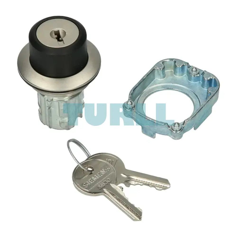 Siemens 3SU1060-4LC01-0AA0 RONIS Key-Operated Switch, 30mm, Metal, Matte Finish Original Brand New 2 Siemens 3SU1060-4LC01-0AA0 RONIS Key-Operated Switch, 30mm, Metal, Matte Finish