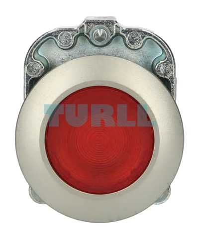 Siemens 3SU1061-0JB20-0AA0 Illuminated Pushbutton, 30 mm, Metal Red, Momentary Flush Mount