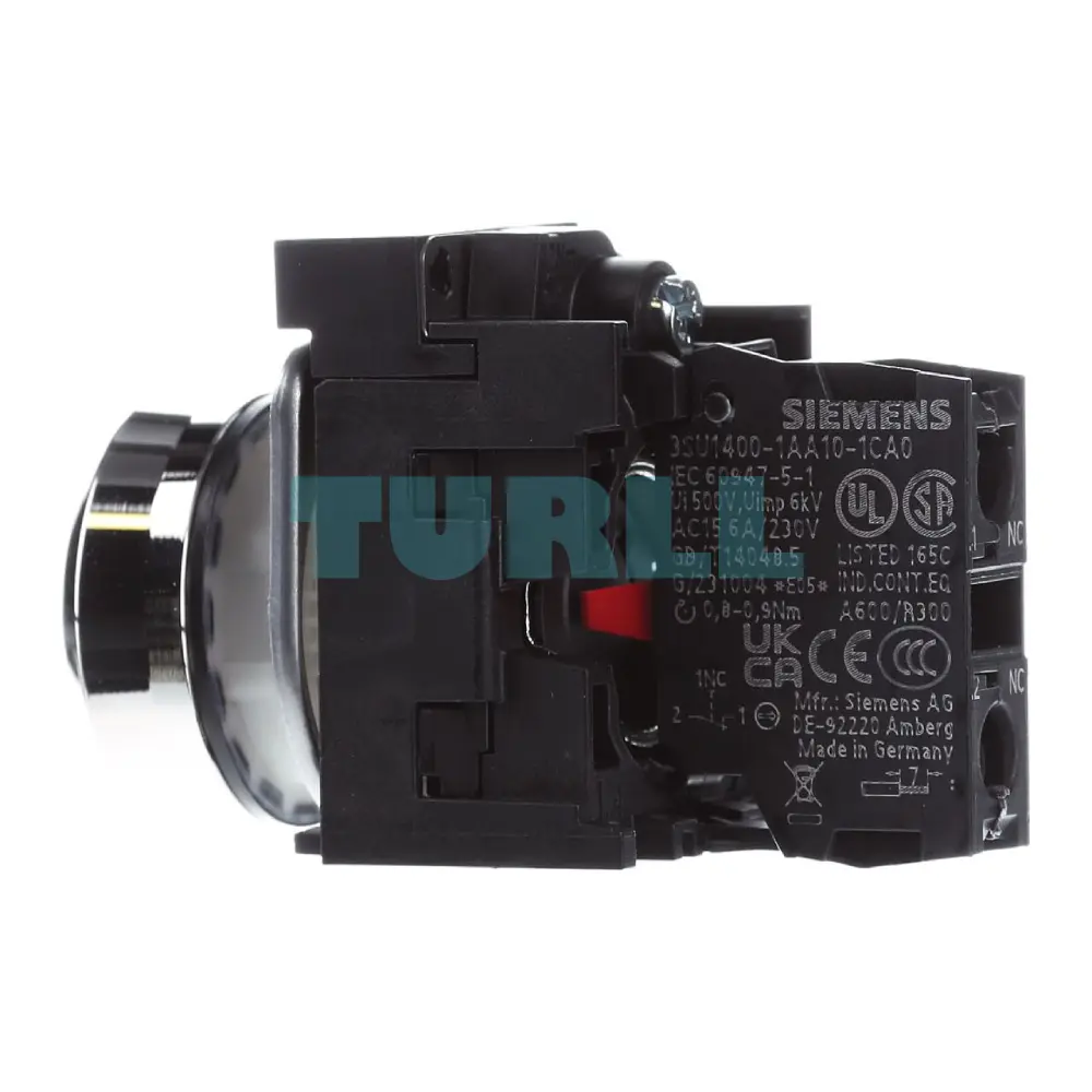 Siemens 3SU1150-0AB20-1CA0 Pushbutton, 22 mm, Round Metal, Red Momentary Switch, Screw Terminal Original Brand New 2 Siemens 3SU1150-0AB20-1CA0 Pushbutton, 22 mm, Round Metal, Red Momentary Switch, Screw Terminal