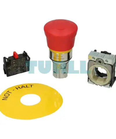 Siemens 3SU1150-1HB20-1CH0 Emergency Stop Mushroom Actuator, 40mm Red Metal