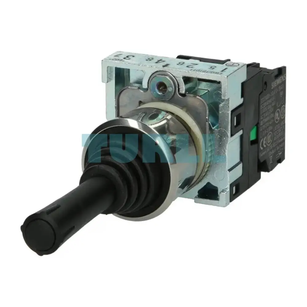 Siemens 3SU1150-7AC88-1NA0 Coordinate Switch, 22mm, Metal Shiny Black, Horizontal Momentary, 2 Positions Original Brand New 1 Siemens 3SU1150-7AC88-1NA0 Coordinate Switch, 22mm, Metal Shiny Black, Horizontal Momentary, 2 Positions