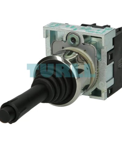 Siemens 3SU1150-7BC88-1NA0 Coordinate Switch, 22 mm Round Metal, Black, 2-Position Momentary