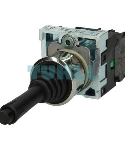 Siemens 3SU1150-7BD88-1NA0 Coordinate Switch, 22mm, Round, Shiny Metal, 2-Position Momentary