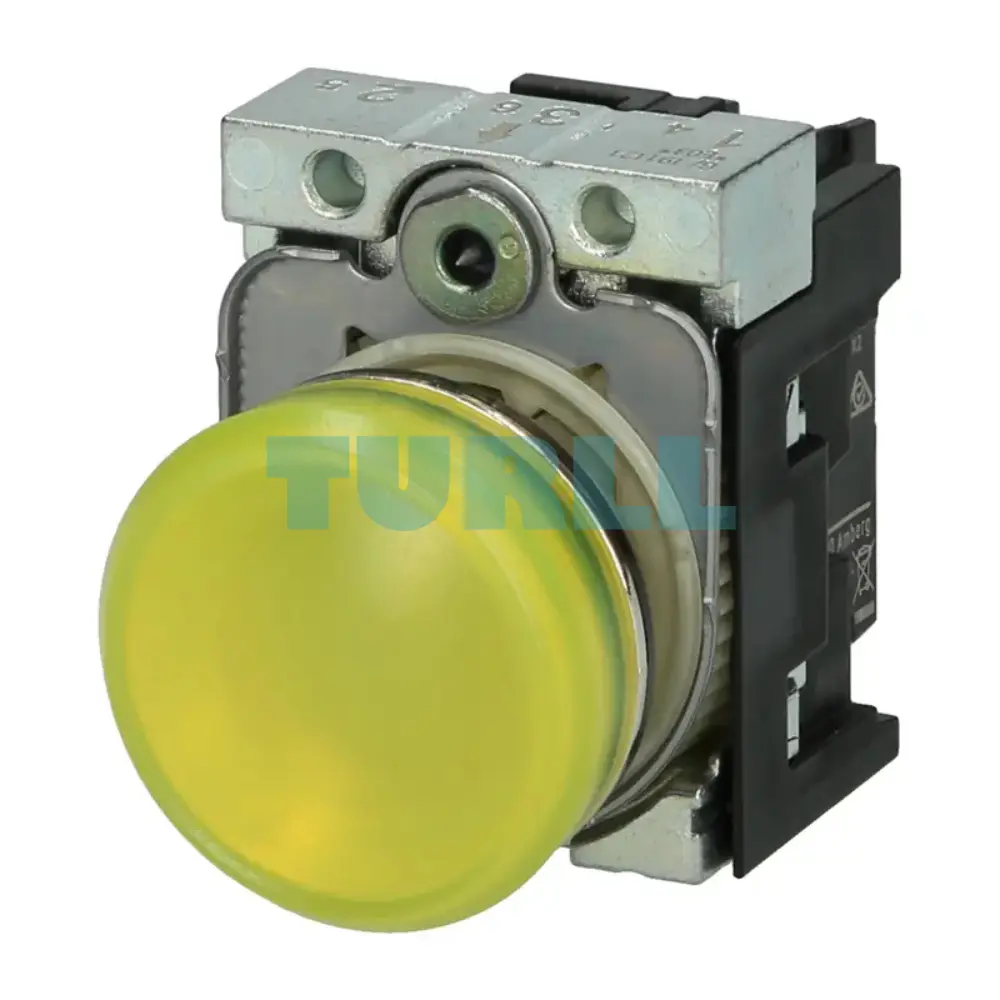 Siemens 3SU1156-6AA30-1AA0 22mm, Yellow LED Indicator Light, Metal, Round, 230V AC Original Brand New 1 Siemens 3SU1156-6AA30-1AA0 22mm, Yellow LED Indicator Light, Metal, Round, 230V AC