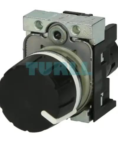 Siemens 3SU1250-2PU10-1AA0 Potentiometer, 22mm, Compact Metal Black 100k Ohm, Holder