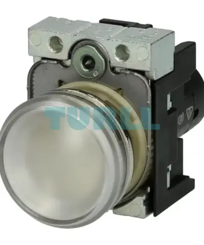 Siemens 3SU1251-6AG24-1AA0 LED Indicator Light, 22mm Metal Panel Mount, RGB, 6–24V AC/D