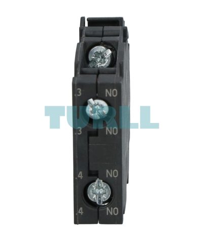 Siemens 3SU1400-1AA10-1DA0 Contact Module, 2 NO, Screw Terminal, Front Plate Mounting