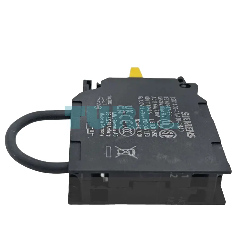 Siemens 3SU1400-1AA10-1HA0 Contact Module. 1 NC Contact Element, Screw Terminal Original Brand New 2 Siemens 3SU1400-1AA10-1HA0 Contact Module. 1 NC Contact Element, Screw Terminal