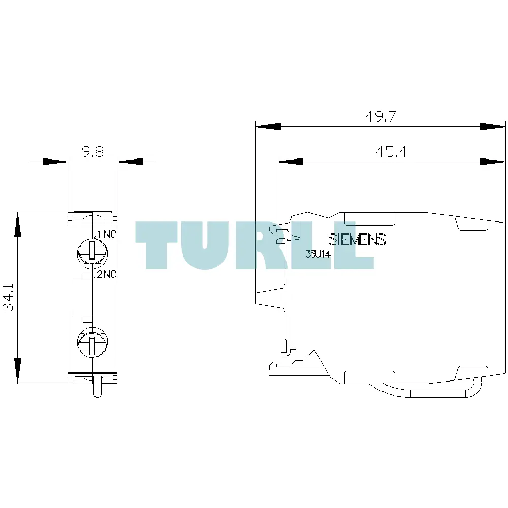 Siemens 3SU1400-1AA10-1HA0 Contact Module. 1 NC Contact Element, Screw Terminal Original Brand New 5 Siemens 3SU1400-1AA10-1HA0 Contact Module. 1 NC Contact Element, Screw Terminal