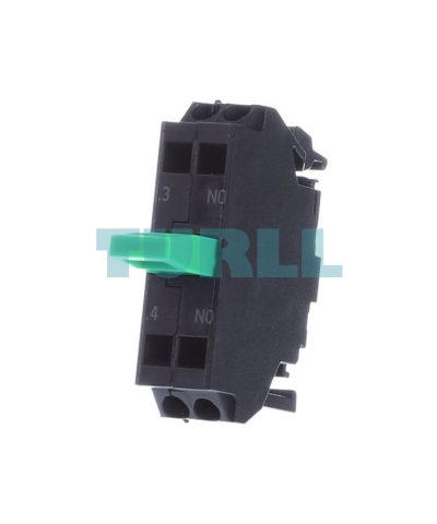 Siemens 3SU1400-2AA10-3BA0 Contact Module, 1 NO, Spring-Type Terminal, Floor Mount