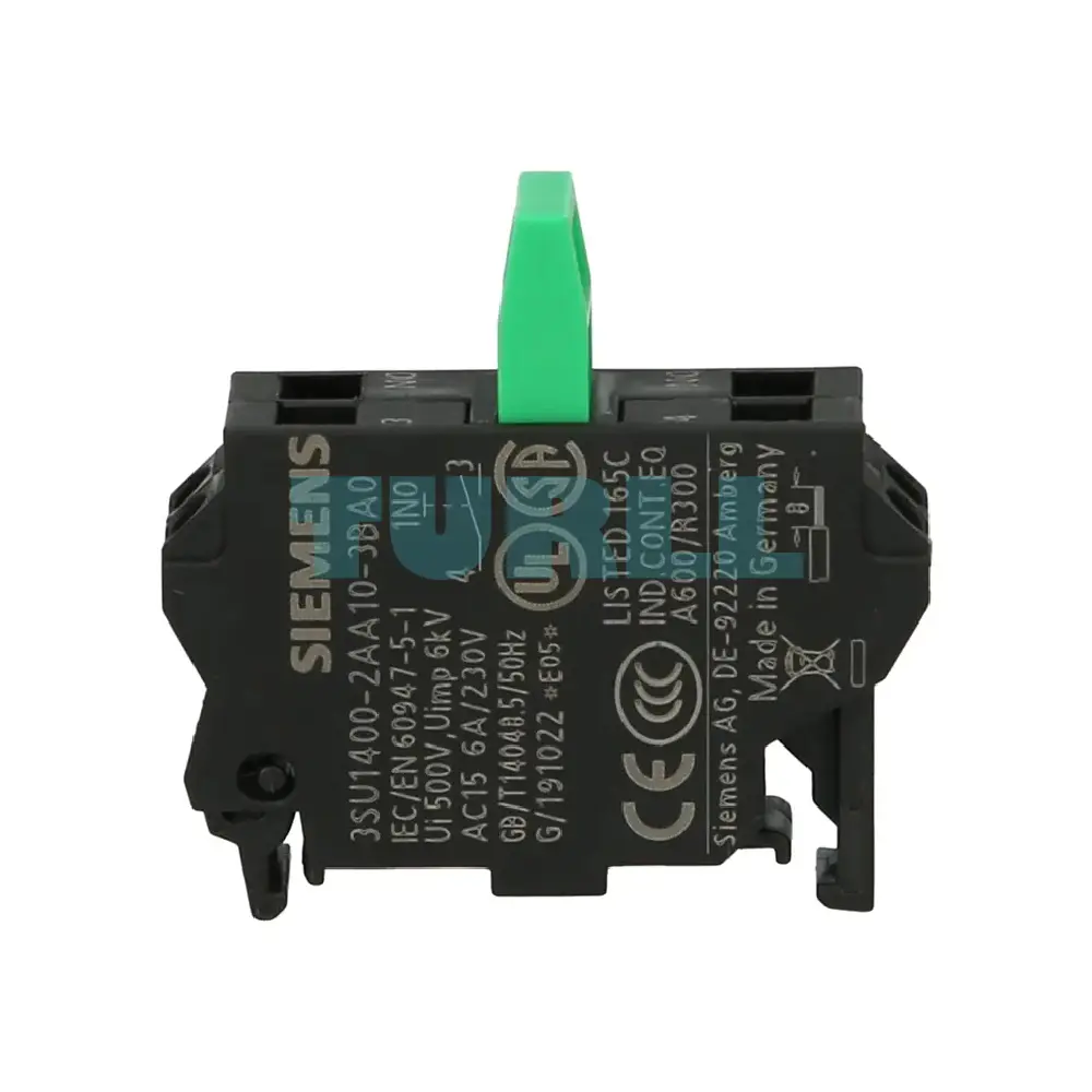 Siemens 3SU1400-2AA10-3BA0 Contact Module, 1 NO, Spring-Type Terminal, Floor Mount Original Brand New 2 Siemens 3SU1400-2AA10-3BA0 Contact Module, 1 NO, Spring-Type Terminal, Floor Mount