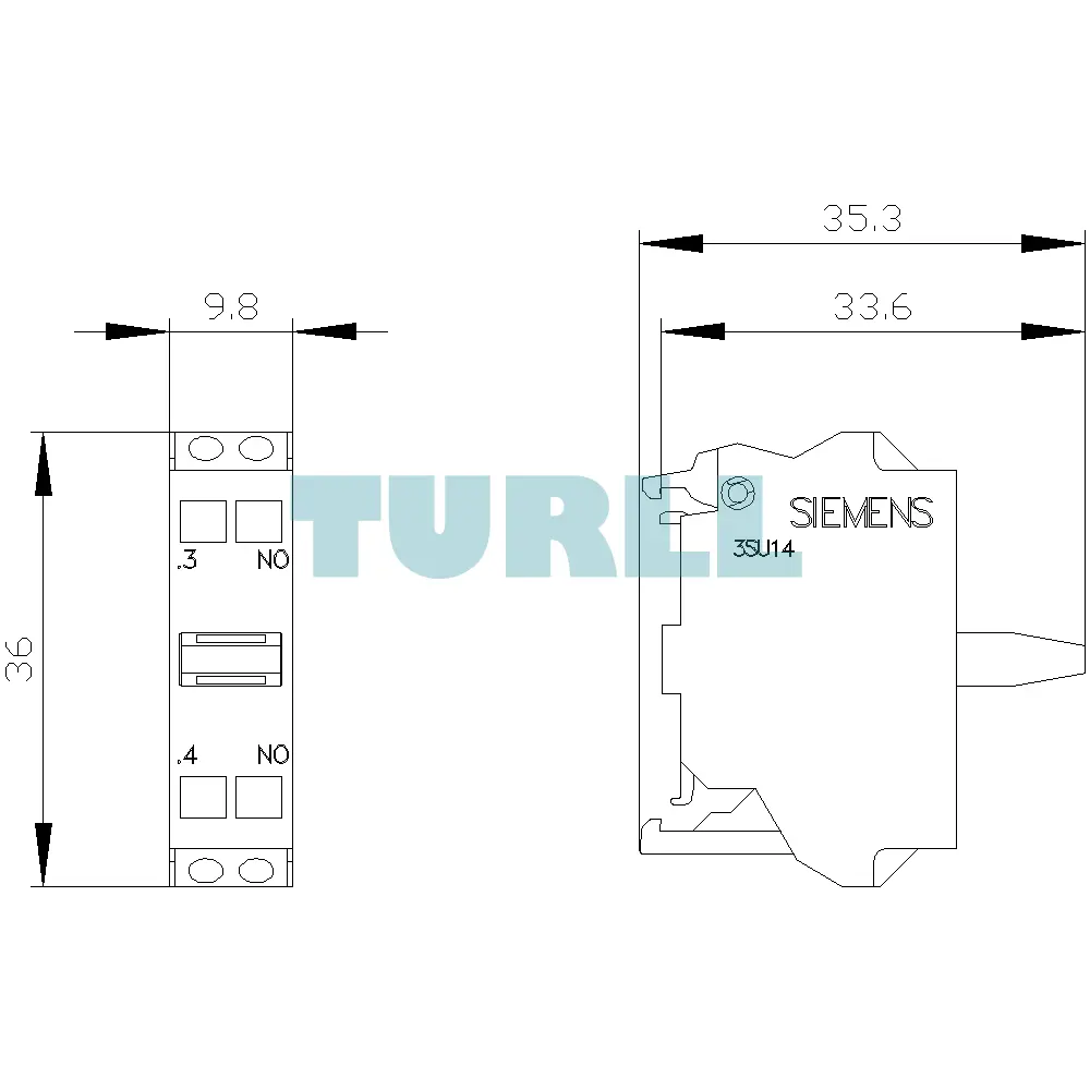 Siemens 3SU1400-2AA10-3BA0 Contact Module, 1 NO, Spring-Type Terminal, Floor Mount Original Brand New 6 Siemens 3SU1400-2AA10-3BA0 Contact Module, 1 NO, Spring-Type Terminal, Floor Mount