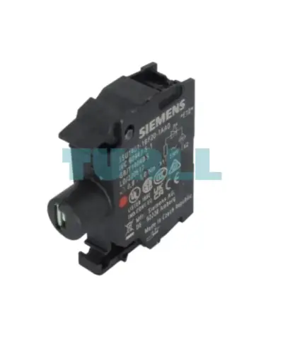 Siemens 3SU1401-1BF20-1AA0 Red LED Module, 230V AC, Front Plate Mounting, Screw Terminal