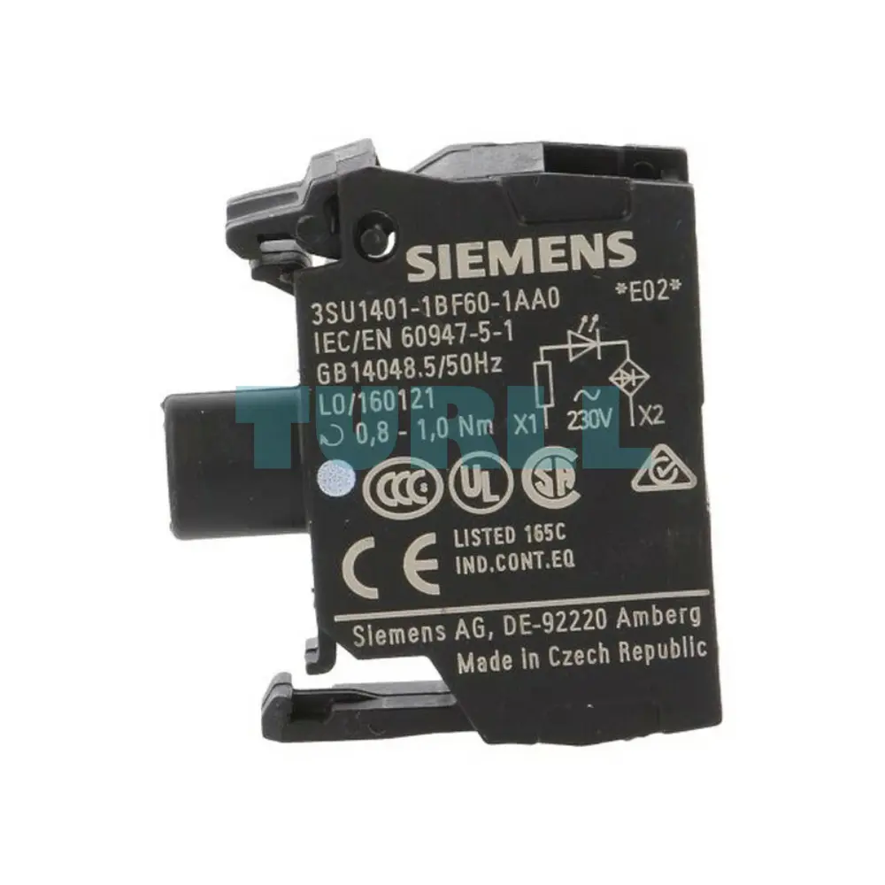Siemens 3SU1401-1BF60-1AA0 SIRIUS ACT LED Module, 230V AC, White Original Brand New 2 Siemens 3SU1401-1BF60-1AA0 SIRIUS ACT LED Module, 230V AC, White