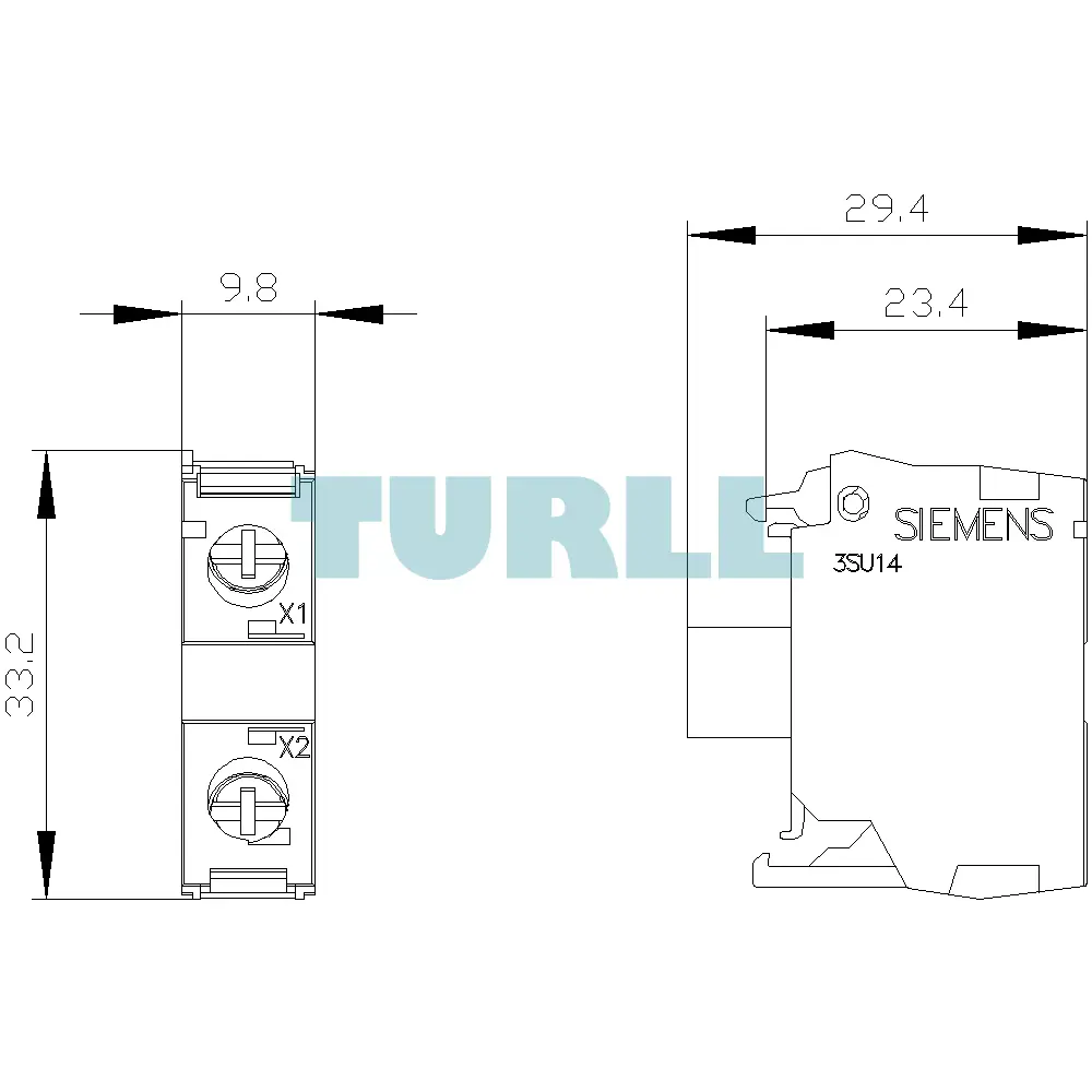 Siemens 3SU1401-1BF60-1AA0 SIRIUS ACT LED Module, 230V AC, White Original Brand New 5 Siemens 3SU1401-1BF60-1AA0 SIRIUS ACT LED Module, 230V AC, White