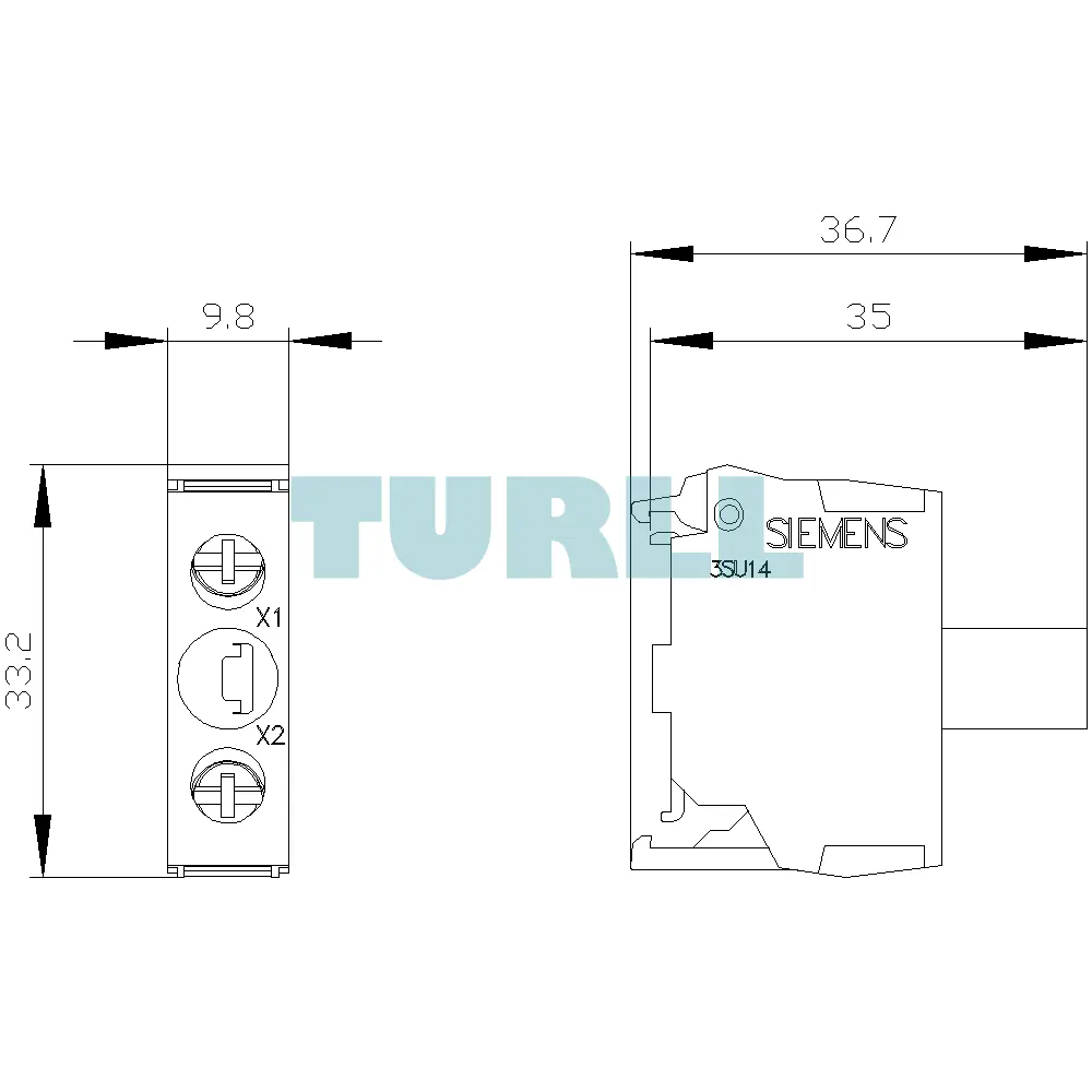 Siemens 3SU1401-2BB50-1AA0 LED Module, Blue, 24V AC/DC, Screw Terminal, Floor Mount Original Brand New 6 Siemens 3SU1401-2BB50-1AA0 LED Module, Blue, 24V AC/DC, Screw Terminal, Floor Mount