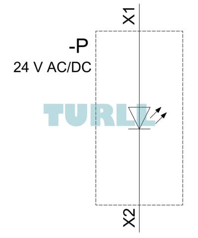 Siemens 3SU1401-2BB60-1AA0 LED Module 24V AC/DC, White, Integrated LED, Screw Terminal