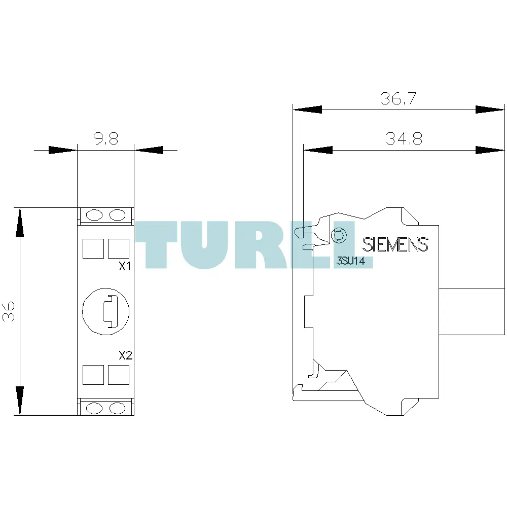 Siemens 3SU1401-2BF30-3AA0 LED Module 230V AC Yellow Spring-Type Terminal for Floor Mounting Original Brand New 3 Siemens 3SU1401-2BF30-3AA0 LED Module 230V AC Yellow Spring-Type Terminal for Floor Mounting