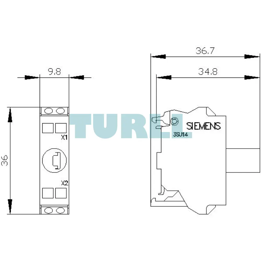 Siemens 3SU1401-2BF60-3AA0 SIRIUS ACT LED Module, 230V AC, White, Spring-Type Terminal Original Brand New 4 Siemens 3SU1401-2BF60-3AA0 SIRIUS ACT LED Module, 230V AC, White, Spring-Type Terminal