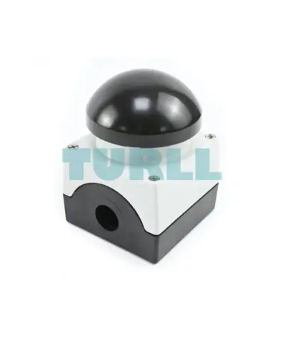 Siemens 3SU1801-2GA00-2AA1 Round Plastic Enclosure with Palm Pushbutton,22mm, Floor Mount