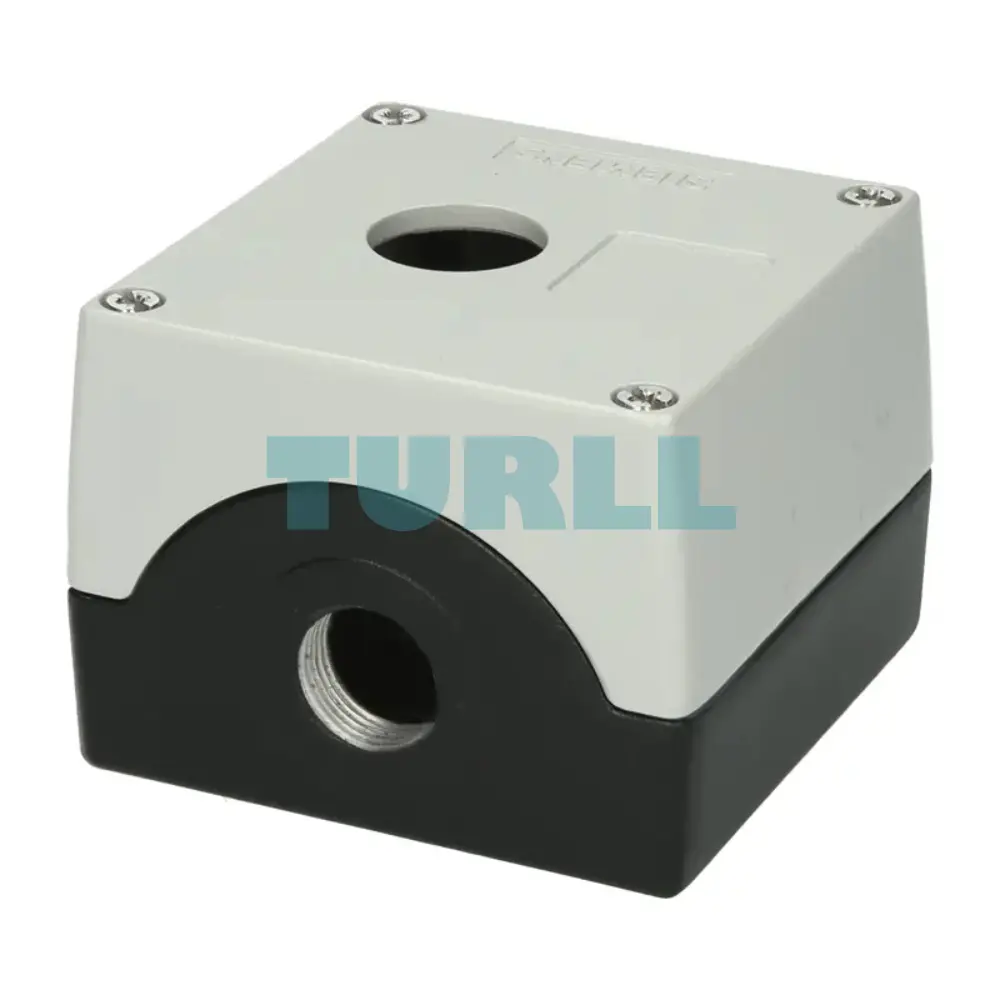 Siemens 3SU1851-0AA00-0AB1 Metal Enclosure for Command Devices, 22mm, 1 Control Point, Gray Original Brand New 2 Siemens 3SU1851-0AA00-0AB1 Metal Enclosure for Command Devices, 22mm, 1 Control Point, Gray