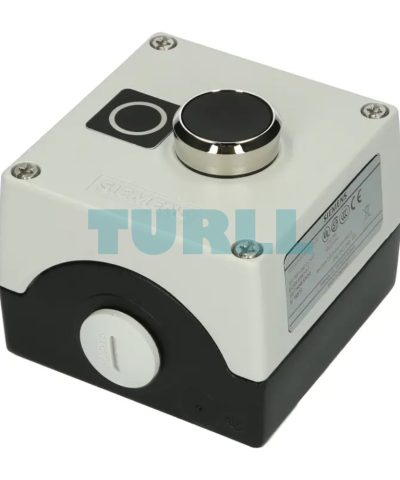 Siemens 3SU1851-0AC00-2AB1 SIRIUS ACT Enclosure Red Pushbutton, 1 NC, Metal, 22mm