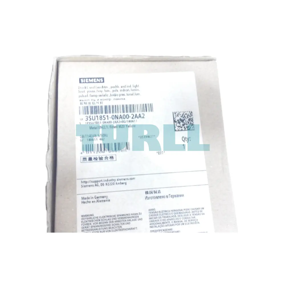 Siemens 3SU1851-0NA00-2AA2 Emergency Stop Enclosure, 1-Point, 40mm Mushroom, Rotate-to-Unlatch Original Brand New 4 Siemens 3SU1851-0NA00-2AA2 Emergency Stop Enclosure, 1-Point, 40mm Mushroom, Rotate-to-Unlatch