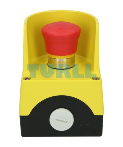 Siemens 3SU1851-0NB00-2AC2 Emergency Stop Pushbutton Enclosure, Metal, 22 mm, Yellow