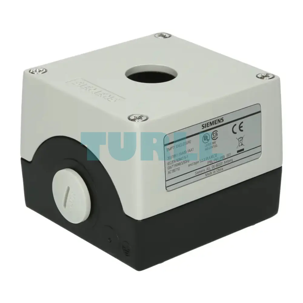 Siemens 3SU1851-1AA00-1AA1 Metal Enclosure for 4-Position Knob, Sensor Switches Original Brand New 3 Siemens 3SU1851-1AA00-1AA1 Metal Enclosure for 4-Position Knob, Sensor Switches