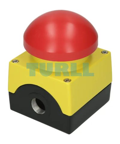 Siemens 3SU1851-2NG00-2AA2 Metal Enclosure, 22mm, Round Emergency Stop Pushbutton
