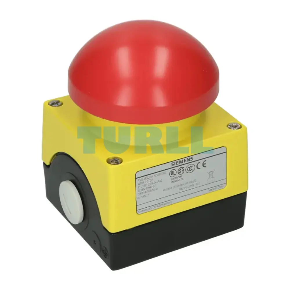 Siemens 3SU1851-2NG00-2AA2 Metal Enclosure, 22mm, Round Emergency Stop Pushbutton Original Brand New 2 Siemens 3SU1851-2NG00-2AA2 Metal Enclosure, 22mm, Round Emergency Stop Pushbutton