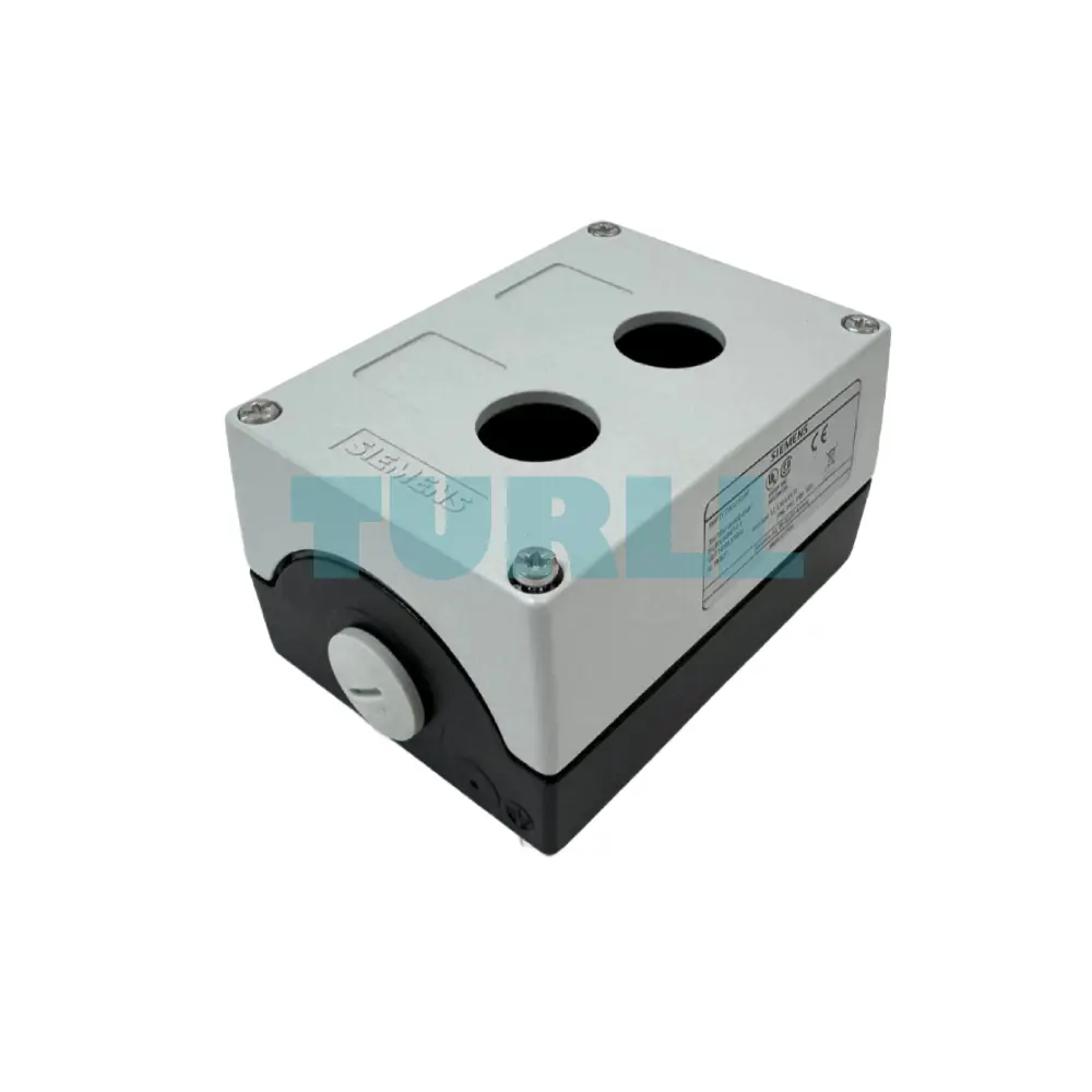 Siemens 3SU1852-0AA00-0AB1 Metal Enclosure for 22 mm Command Devices, 2 Control Points Original Brand New 2 Siemens 3SU1852-0AA00-0AB1 Metal Enclosure for 22 mm Command Devices, 2 Control Points