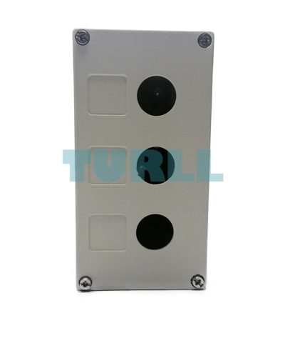 Siemens 3SU1853-0AA00-0AB1 Metal Enclosure for 22 mm Command Devices, 3 Control Points
