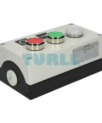 Siemens 3SU1853-0AB00-2AB1 Metal Enclosure for Command Devices, 22mm, Floor Mount, 3 Control Points
