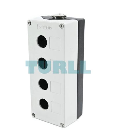 Siemens 3SU1854-0AA00-0AB1 Metal, 22 mm, Round Enclosure for Control & Command Devices
