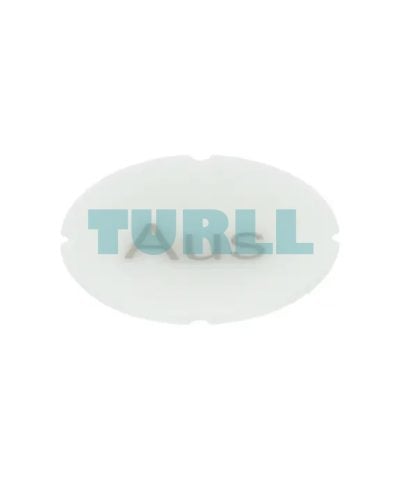 Siemens 3SU1900-0AB71-0AC0 Inscription Plate, Round Milky Plate with Black Font “Aus” for Illuminated Pushbutton