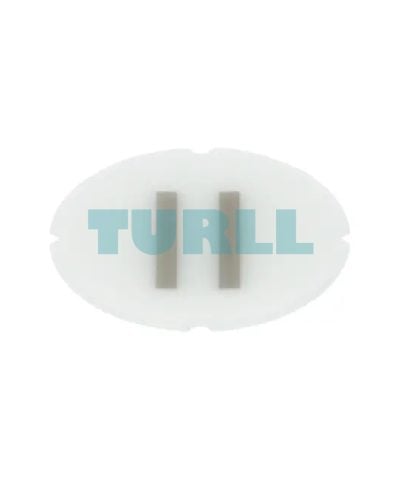 Siemens 3SU1900-0AB71-0QC0 Sirius Act Inscription Plate | Round, Milky, Symbol II
