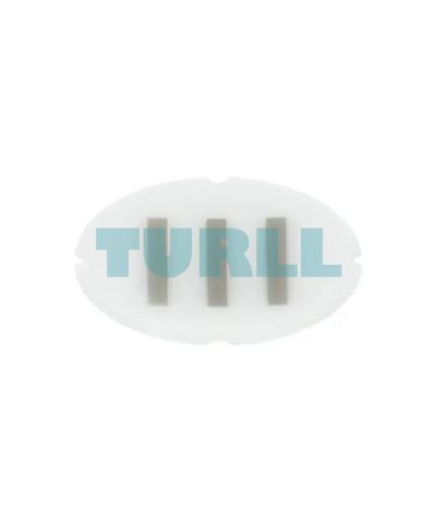 Siemens 3SU1900-0AB71-0QD0 Inscription Plate for Illuminated Pushbutton, Round Milky Plate