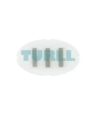 Siemens 3SU1900-0AB71-0QD0 Inscription Plate for Illuminated Pushbutton, Round Milky Plate