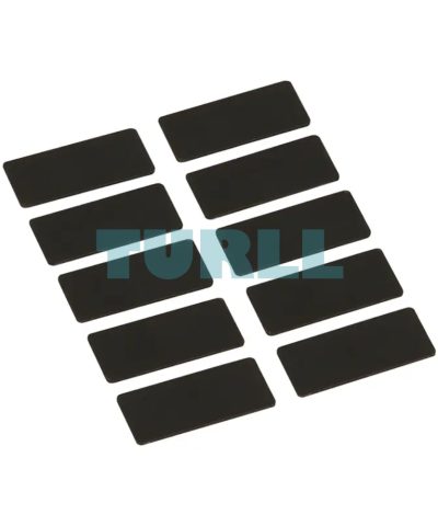 Siemens 3SU1900-0AC16-0AA0 Labeling Plate, 12.5x27mm, Black, Self-Labeling
